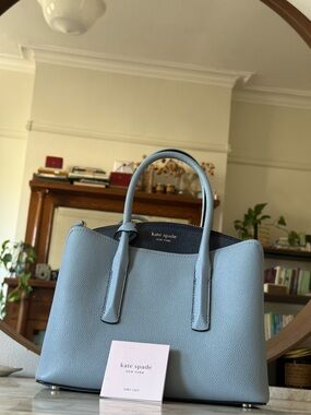NWT Kate Spade Blue Colorblock Margaux Satchel
